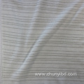 Good Design POLY90% LX10% Stretchy and Soft Stripes Pattern Single Jersey Filigreework Fabric for Garments